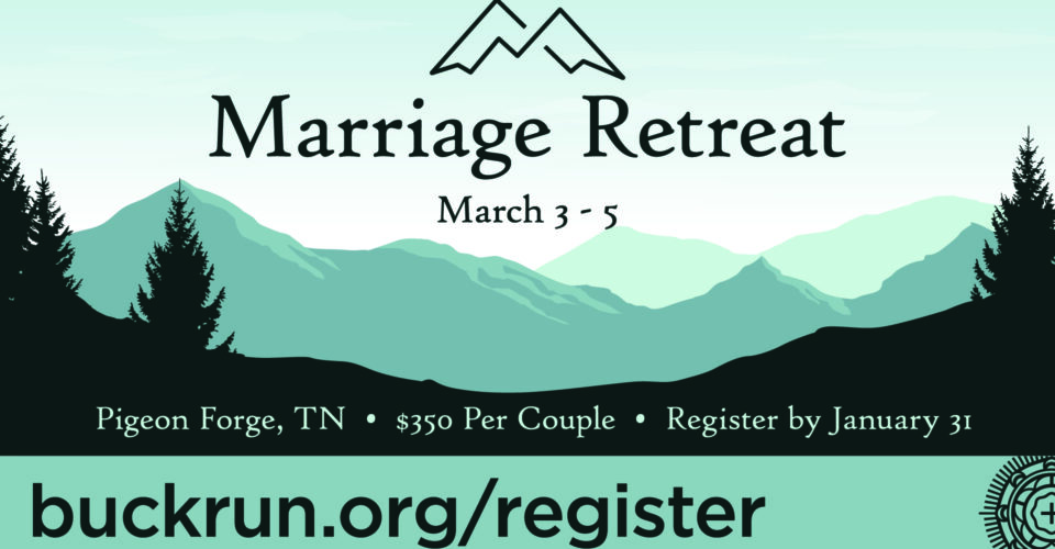 Couples, join us for our annual Marriage Retreat in March.